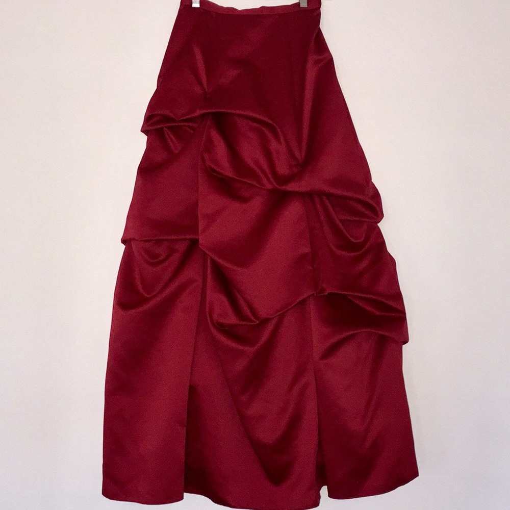 Vintage Alfred Angelo tufted steampunk skirt
